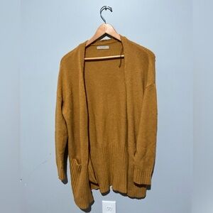 Tan long Cardigan